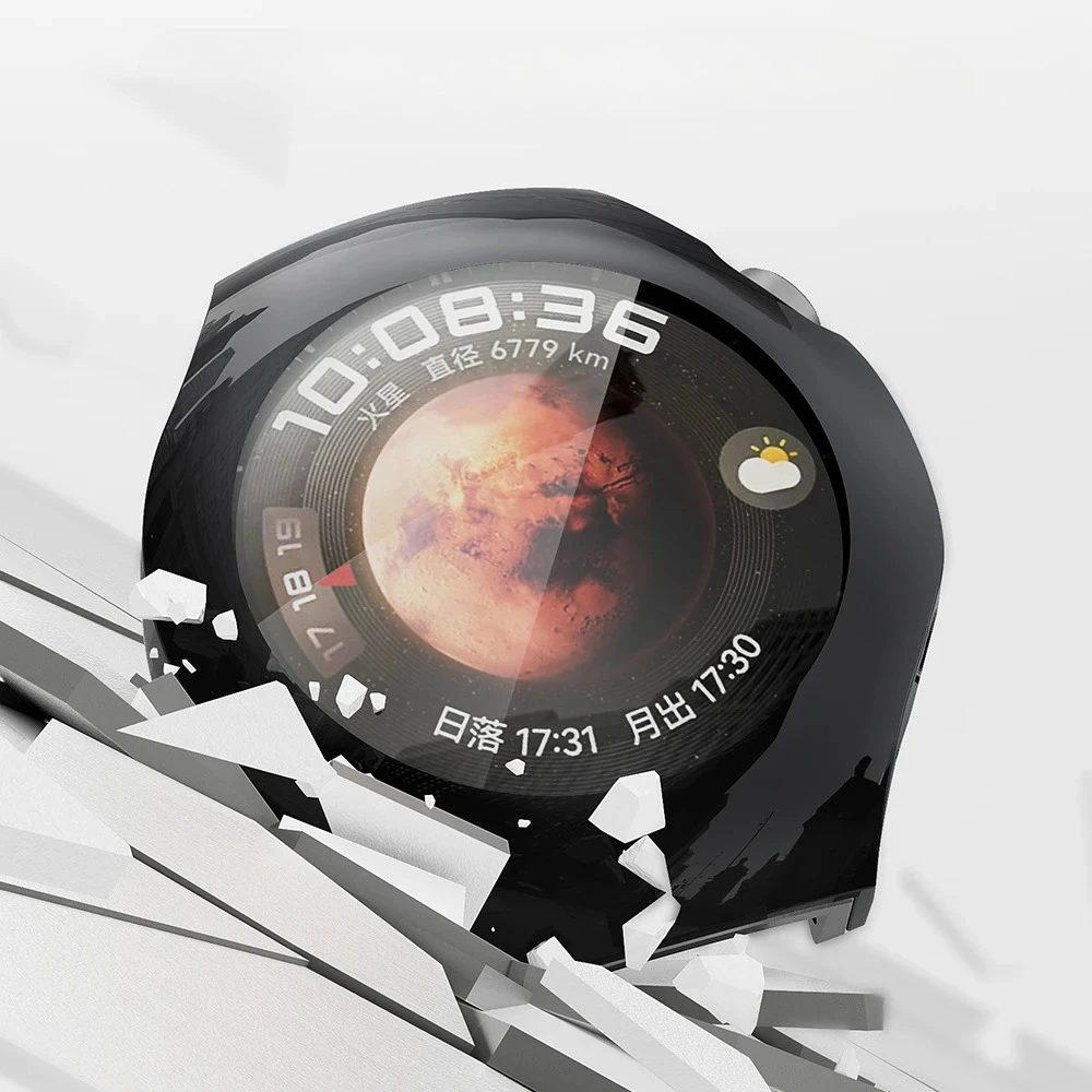 حافظة لهاتف هواوي ساعة 5 46 مللي متر 42 مللي متر ملحقات واقي للشاشة شامل مقاوم للصدمات من البولي يوريثان غلاف ممتص للصدمات هواوي watch5 واقي