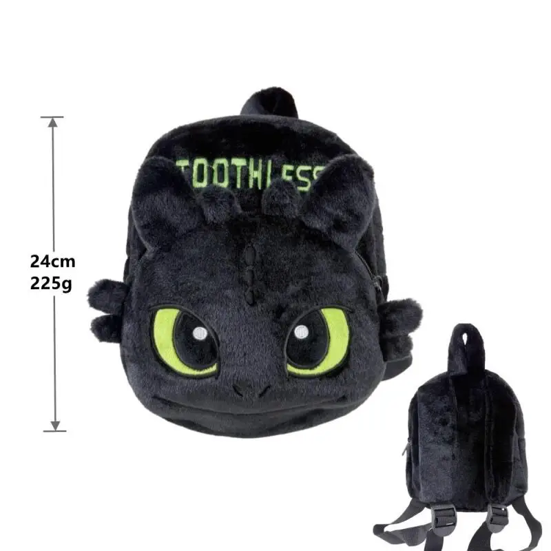 Plecak Pluszowy Bez Zębów Kreskówkowy Kawaii Smoczy Mistrz Uprzążania Smoków Plecak Pluszowy Nocny Zły Dzieciak Plecak Uczniowski Plecak Dziecięcy