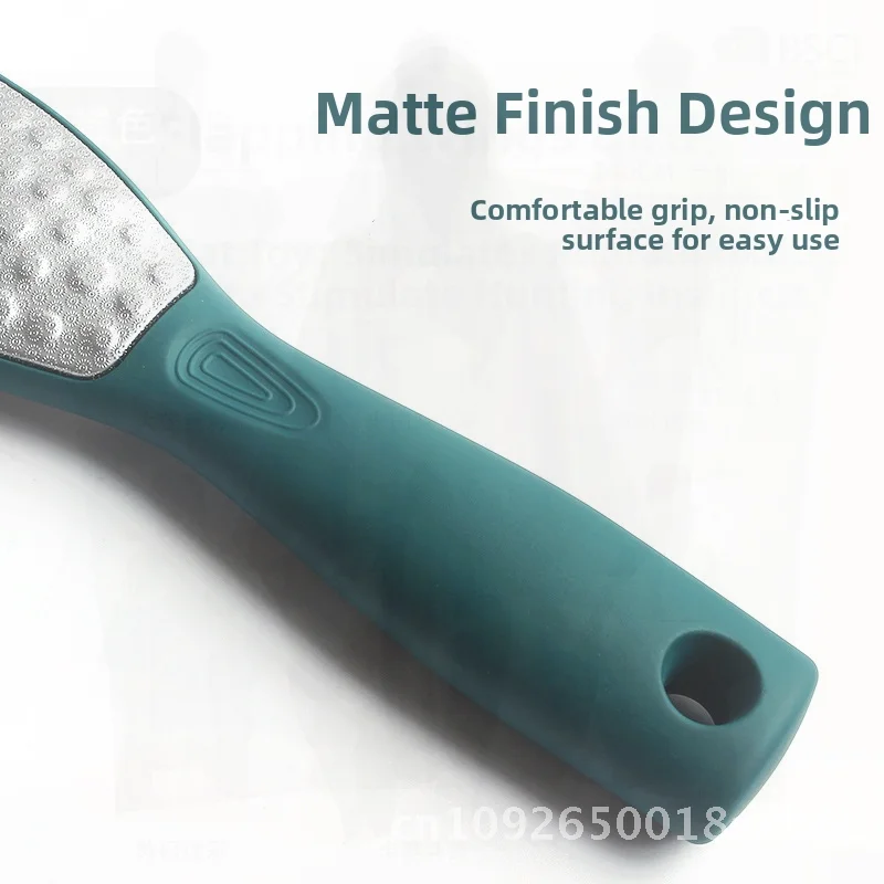 

Двусторонняя пилка для ног из нержавеющей стали для удаления омертвевшей кожи - оптовая продажа, скраб-доска для ног с квадратным шлифовальным камнем