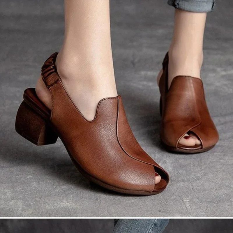 2024 New Fashion Platform Wedges Sandals for Women Female Casual High Heels Open Toe Comfort Fish Mouth Gladiator Sandals