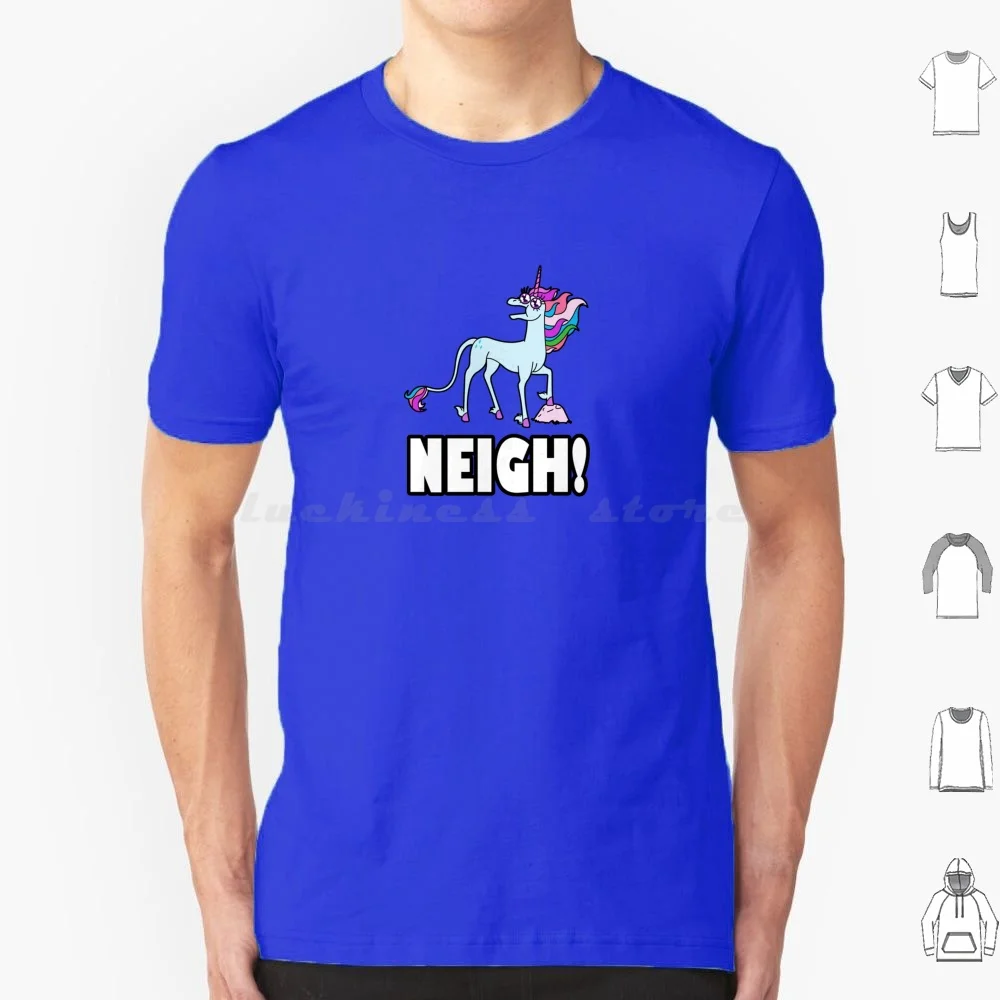 Unicrons Say Neigh! T Shirt Cotton Men Women DIY Print Xd Xd Grunkle Stan Dipper Mabel Bill Cipher Wendy Soos Unicorns Rainbows