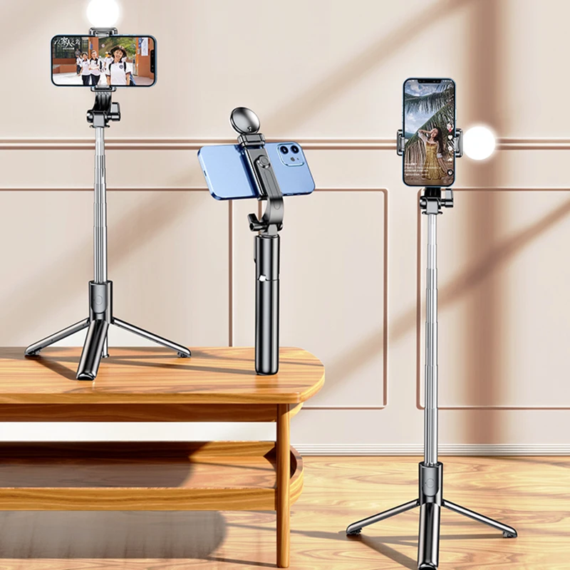 

Anti-shake selfie stick 100cm tripod selfie artifact mobile phone bracket photo live broadcast universal shooting portable P63