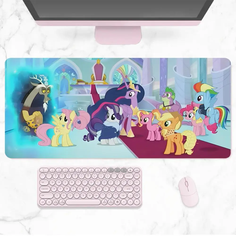 Anime Game My little Pony Cartoon Vriendschap is Magic Muismat Muismat Computer Bureau Pad Kantoortapijt Laptop Muismat