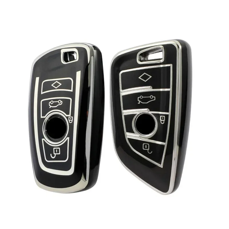 

TPU Car Key Case Cover Shell Fob for BMW F30 F31 F32 F34 F20 F21 F07 F10 1 3 5 7 Series X1 X3 G01 X4 G02 X5 F15 F16 M3 M4 Etc