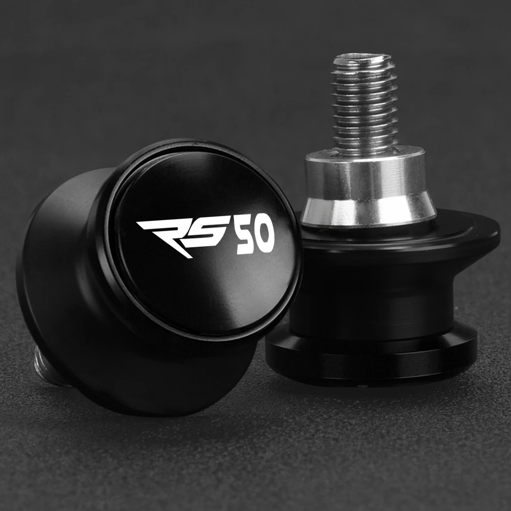 Motorcycles For Aprilia RS50 1999 2000 2001 2002 2003 2004 2005 6MM Swingarm Spools Rear Stand Screws Sliders Swingarm Sliders