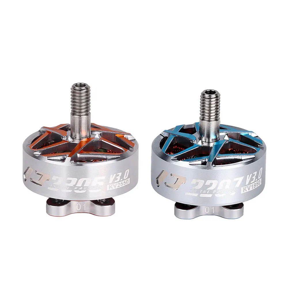 Motor sin escobillas para Drones de carreras, piezas de Drones de estilo libre, T-MOTOR P2207, P2306, V3, Pacer 6S, KV1750, KV1950, KV2080, 4S, KV2550