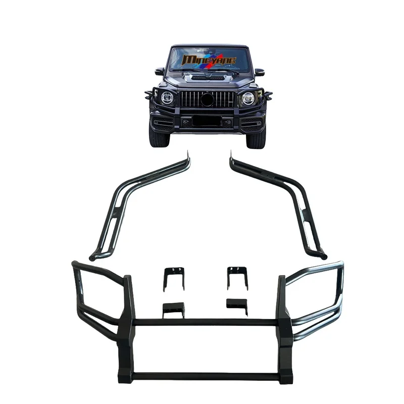 

Modification New Arrival Off-road Style Bumper bar Guard Bull bar for Mercedes Benz G Class W464 G500 G350 W463A 2019+ Bumper ba
