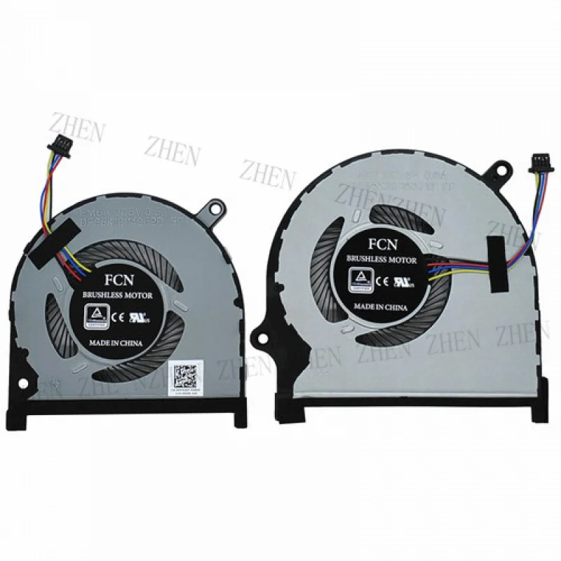 

Y Вентилятор охлаждения процессора и графического процессора для Dell Inspiron 15-7590 7590 7591 0MPHWF 0861FC DC5V 0,5A