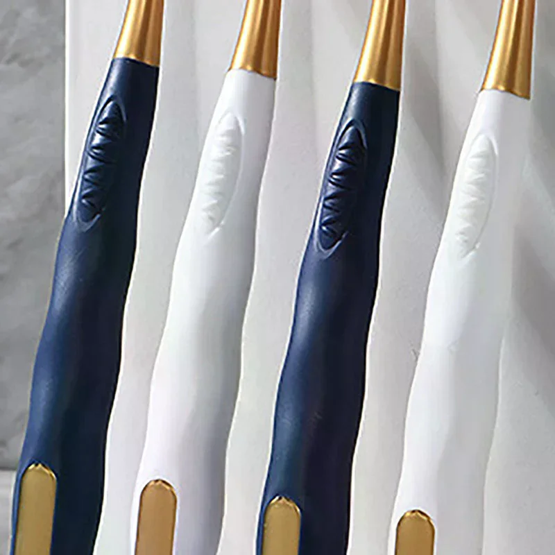 Wide Head Soft Long Head Adult Big Head Toothbrush Comfortable Teeth Super Soft Oral Cleaning Brush 6Pcs