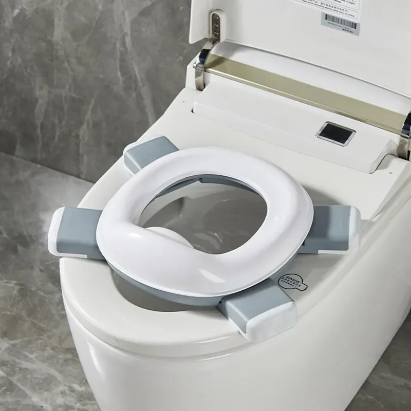 vvocci-3-in-1-ベビー補助便座-旅行用トイレ-子供用おまる-バッグ付き-ベビーポット-ポータブルシリコンシート-折りたたみ式-ブルー