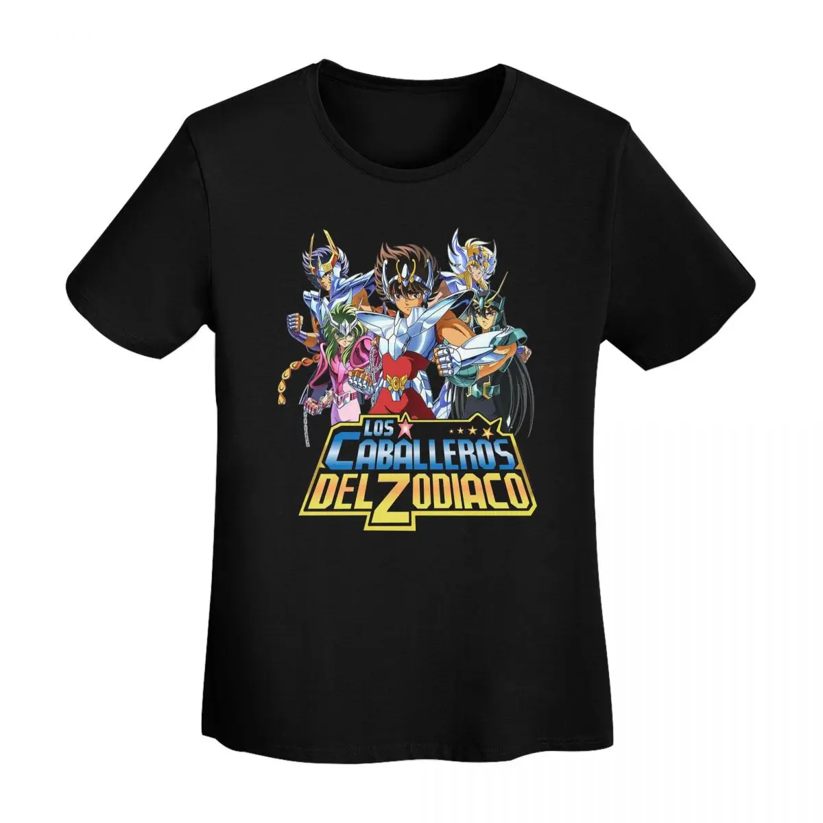 

Knights Of The Zodiac Saint Seiya T-Shirt Women Short Sleeve T Shirts O-Neck Clothes Cotton Summer Tees Streetwear