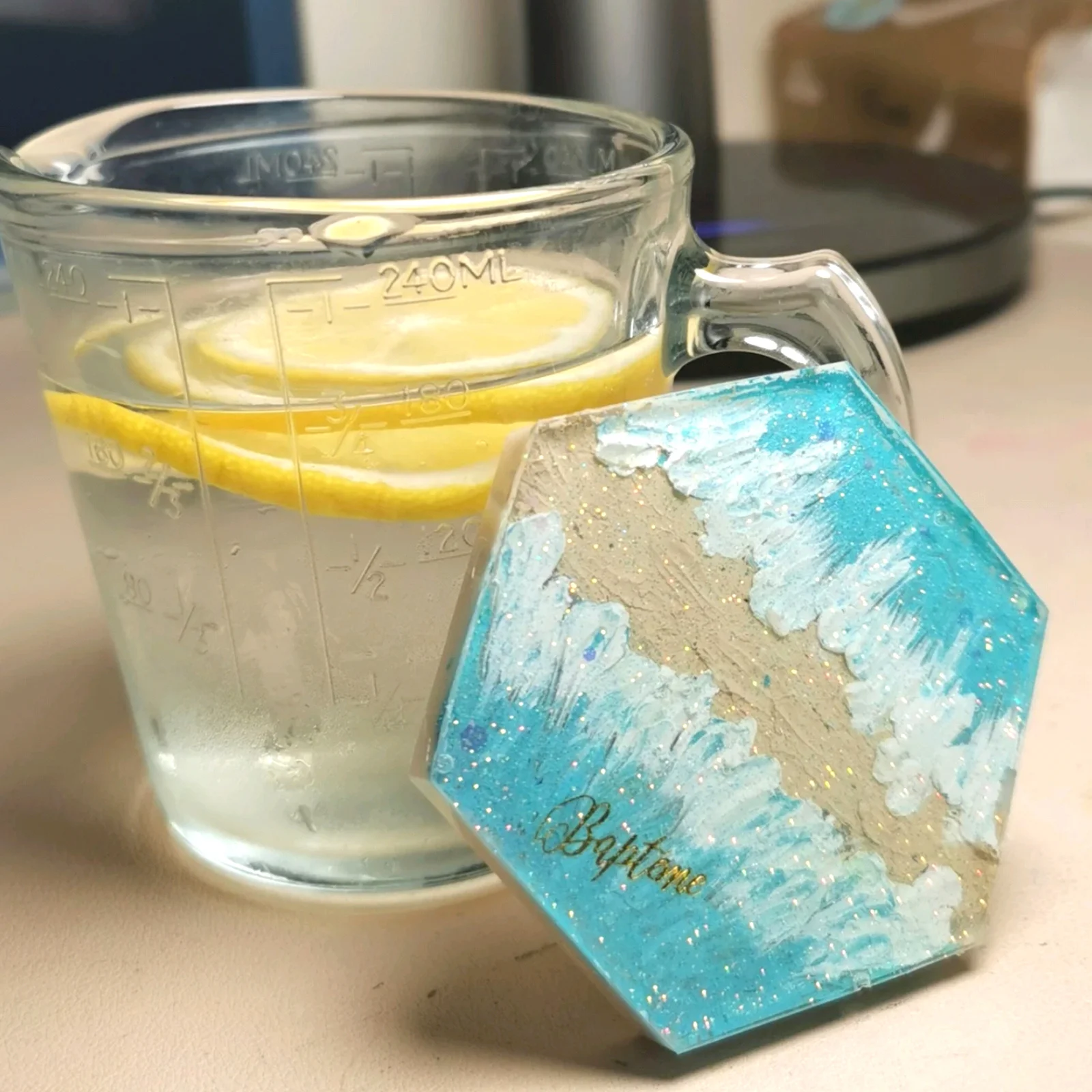 

3Pcs Handmade Mold Hexagon Casting Silicone Jewelry Making 1 Large 2 Small High Quality Transparent Durable Hexagon Mold