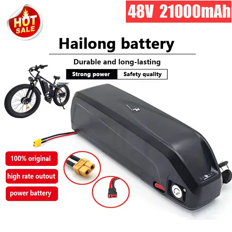 

Аккумулятор для электровелосипеда Hailong 48 В 21000 мАч 21700 18650 литиевый аккумулятор для электрического велосипеда для двигателя 1000 Вт 750 Вт 500 Вт 350 Вт 250 Вт
