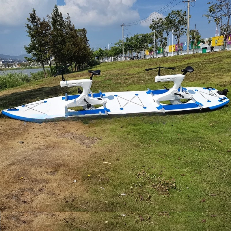 

Double water bicycle, leisure and entertainment exercise in one