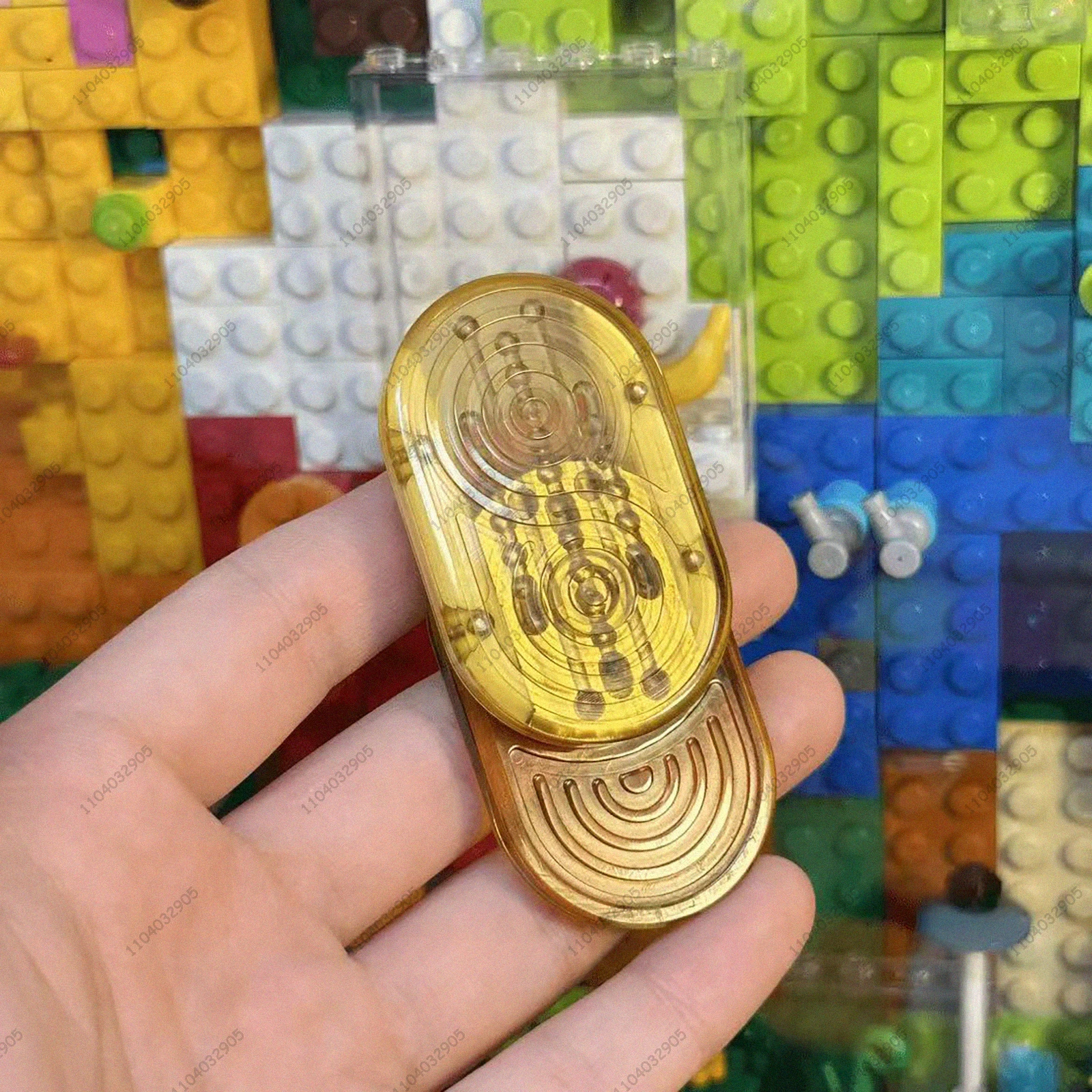 EDC – carte coulissante à impulsion mécanique, Push Fidget Spinner, rotateur, équipement, Gadget, soulagement du Stress, Anti-anxiété, cadeau pour garçon