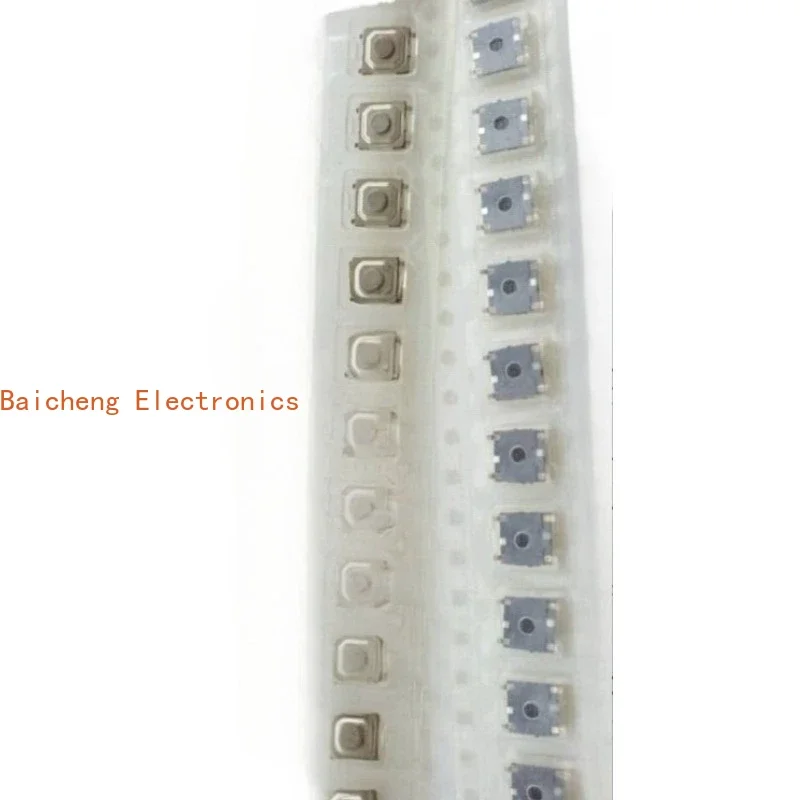 100PCS 5 * 5 * 1.5 SMT 4-pin waterproof silver metal head lightly touch micro button switch