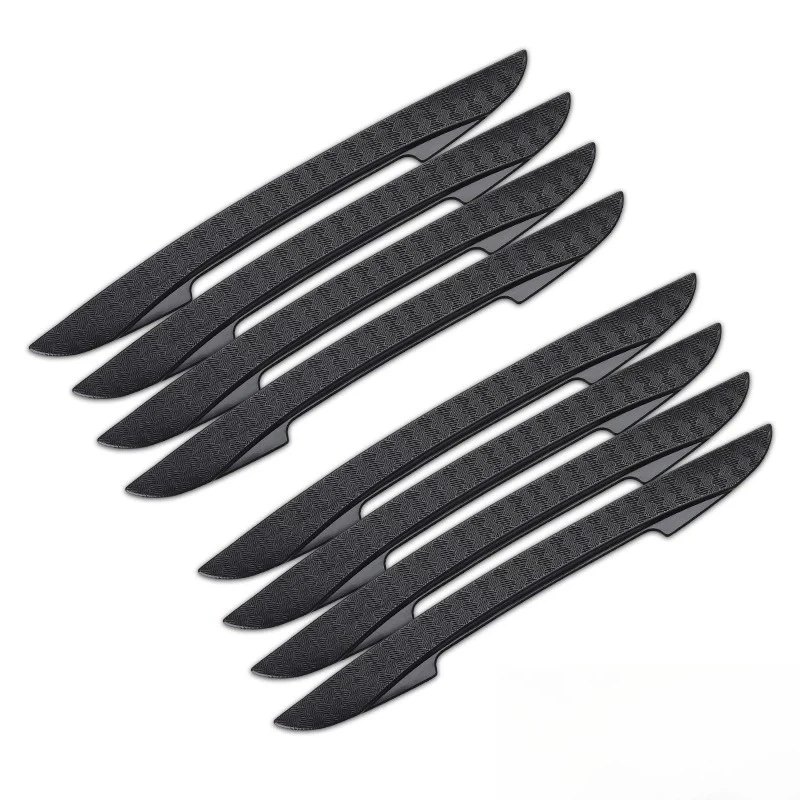 Car Door Black Anti-collision Protector Bar Silicone Stickers Side Edge Protection Guard Rear View Mirror Cover Protection Strip