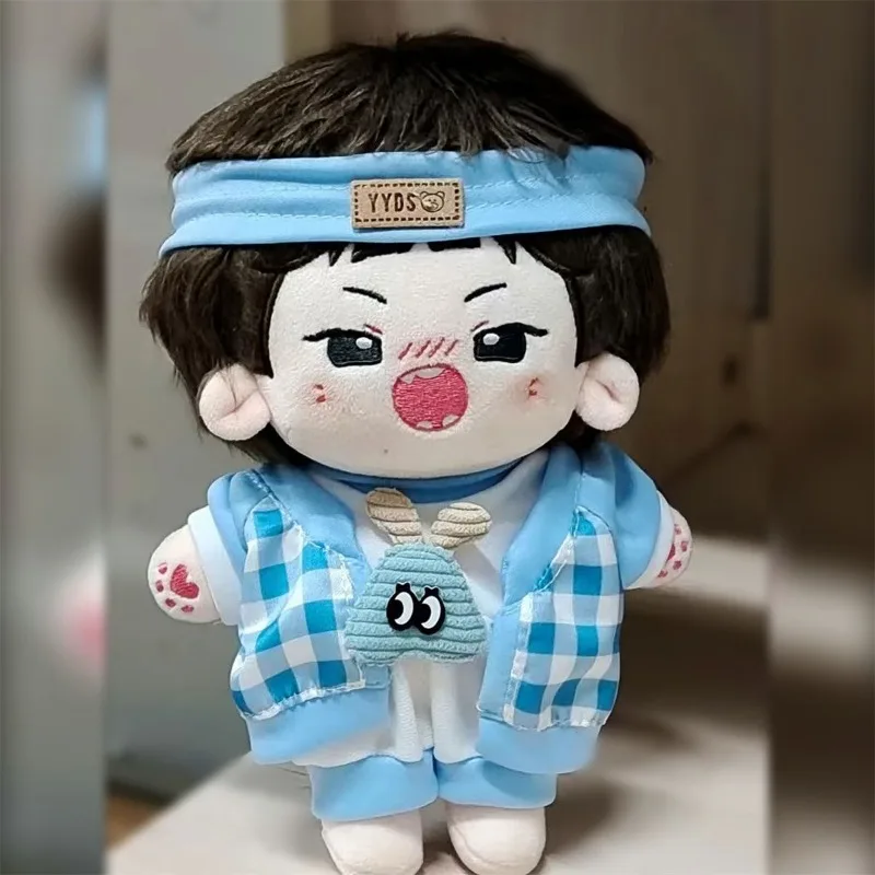 Dress Up 20cm pakaian boneka katun pakaian baju boneka Bintang pakaian Kawaiil pakaian musim dingin 20cm boneka katun