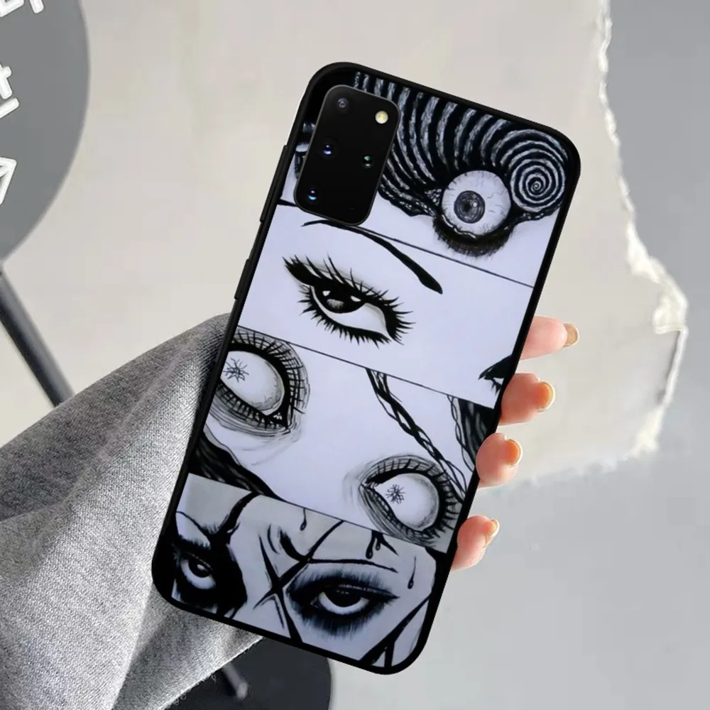 Black comics Junji Itos Tomies Phone Case For Samsung S 9 10 20 21 22 23 30 23 24 plus lite Ultra FE S10lite Fundas