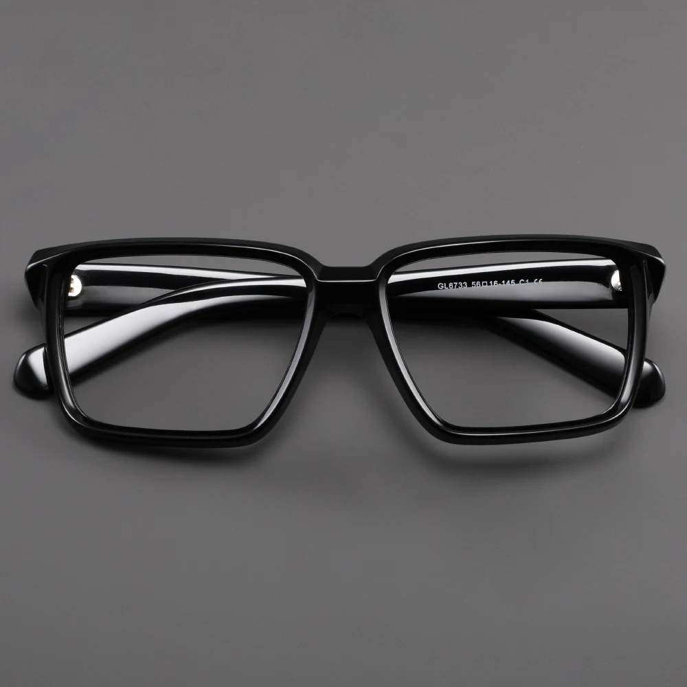 

Винтажная квадратная оправа для очков из ацетата для мужчин, оправа для очков по индивидуальному заказу, оправа для чтения, люксовая брендовая оптика