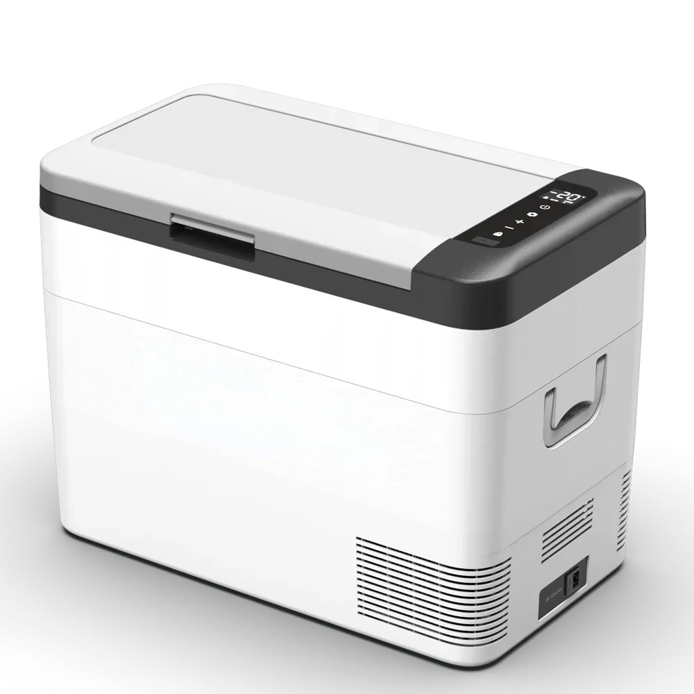 For K35 Mini Small Fridge Freezer Optional Built-in Battery Camping Car Refrigerator