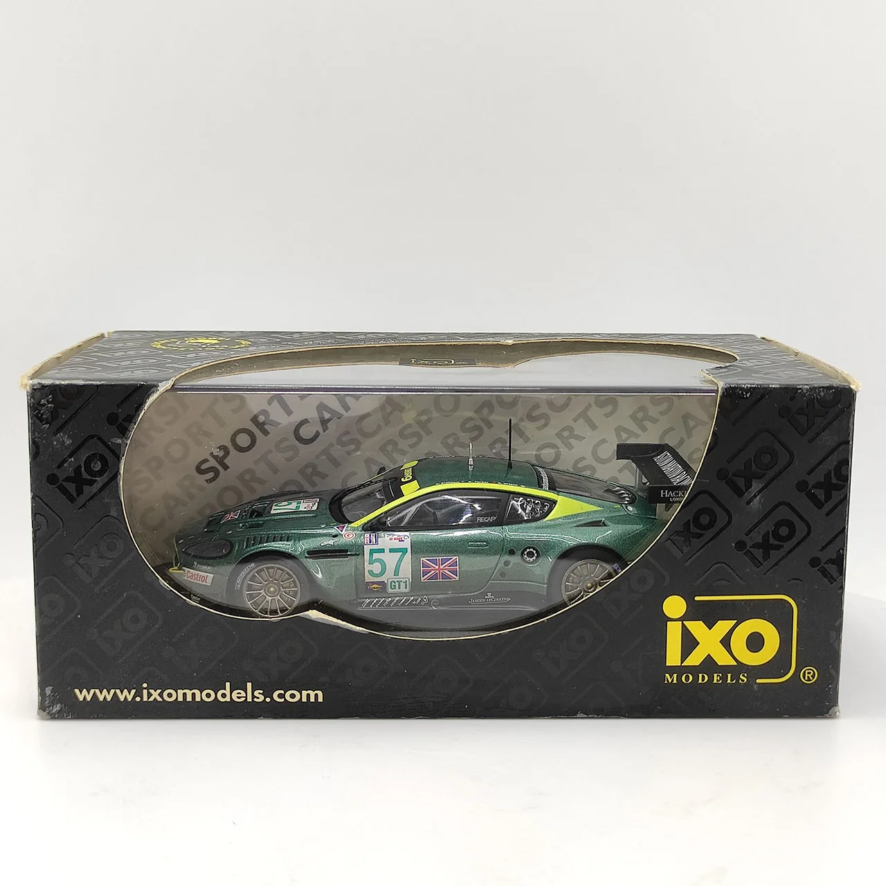 

Литой под давлением IXO масштаб 1:43 Aston Martin DBR9 # 57 12 часов Sebring 2005, модель автомобиля из сплава, Коллекционная игрушка, подарок, сувенирный дисплей