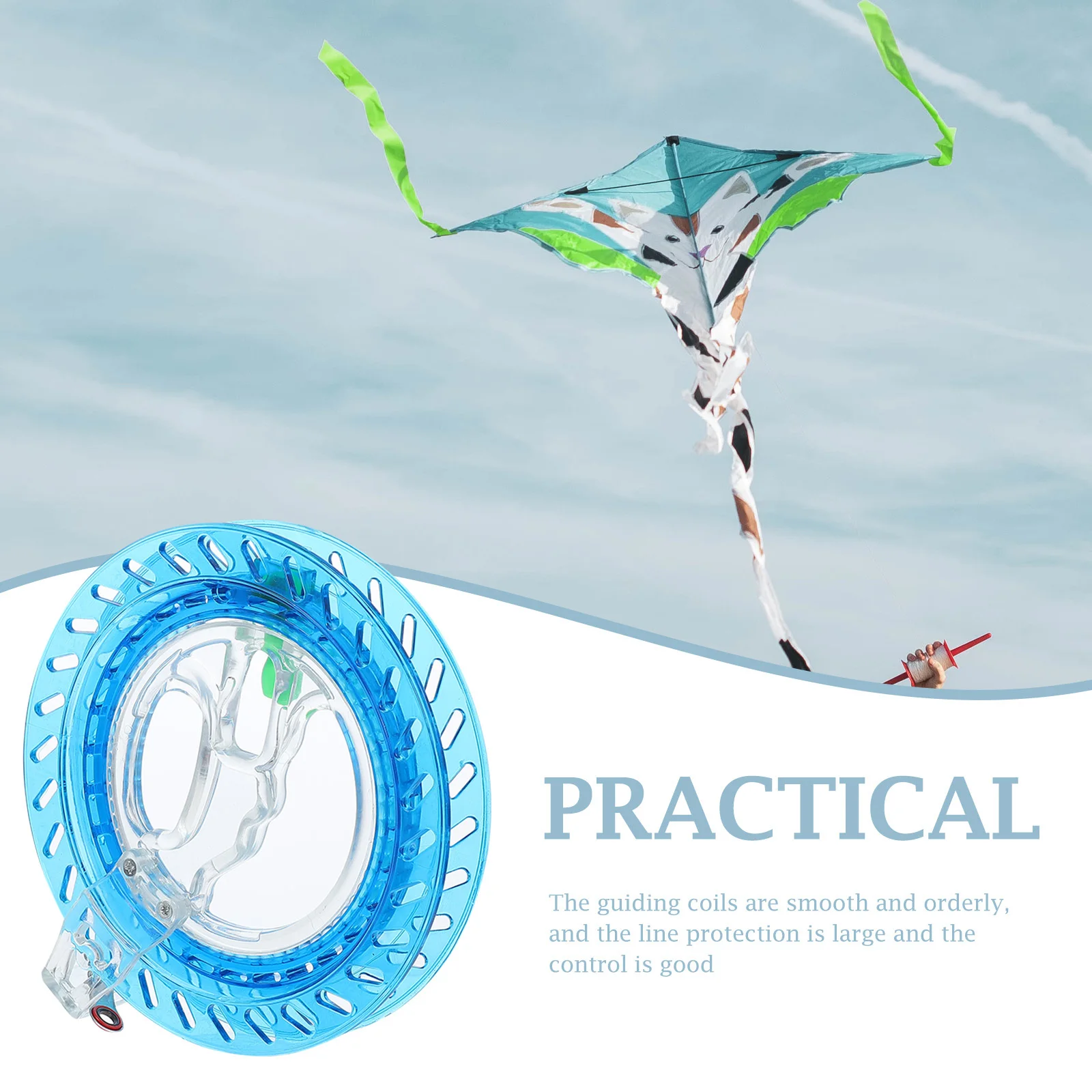 Robuster Drachen-Saitenwickler, Handgriffrolle für hochfliegende Drachen, tragbares Outdoor-Flugzubehör, robust, schlagfest