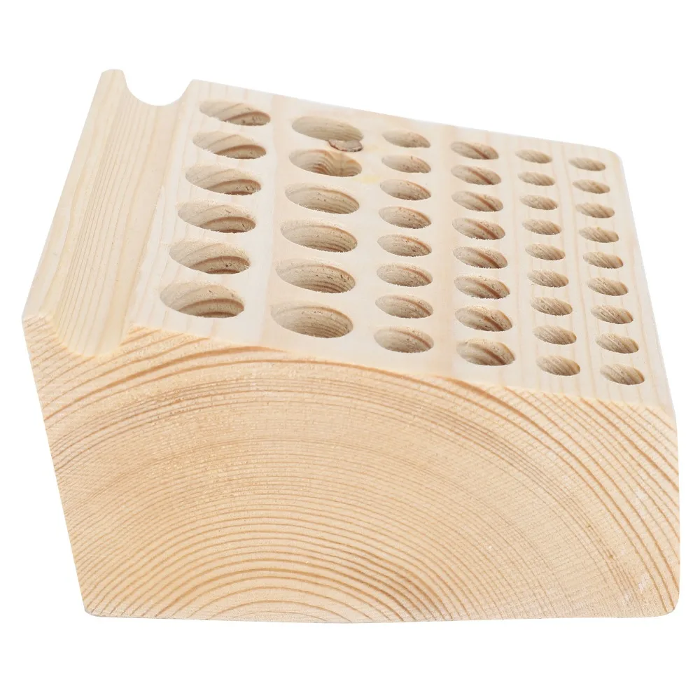 

46 holes Tool Stand Solid structure Pine wood material Storage Rack Desktop placement Multigroove Watch Tool Base