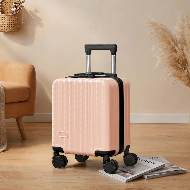 carry-on-suitcase-20x30x40cm-14-inch-luggage-with-pull-rod-for-air-travel-abs-material-unisex-travel-bag-with-phone-holder