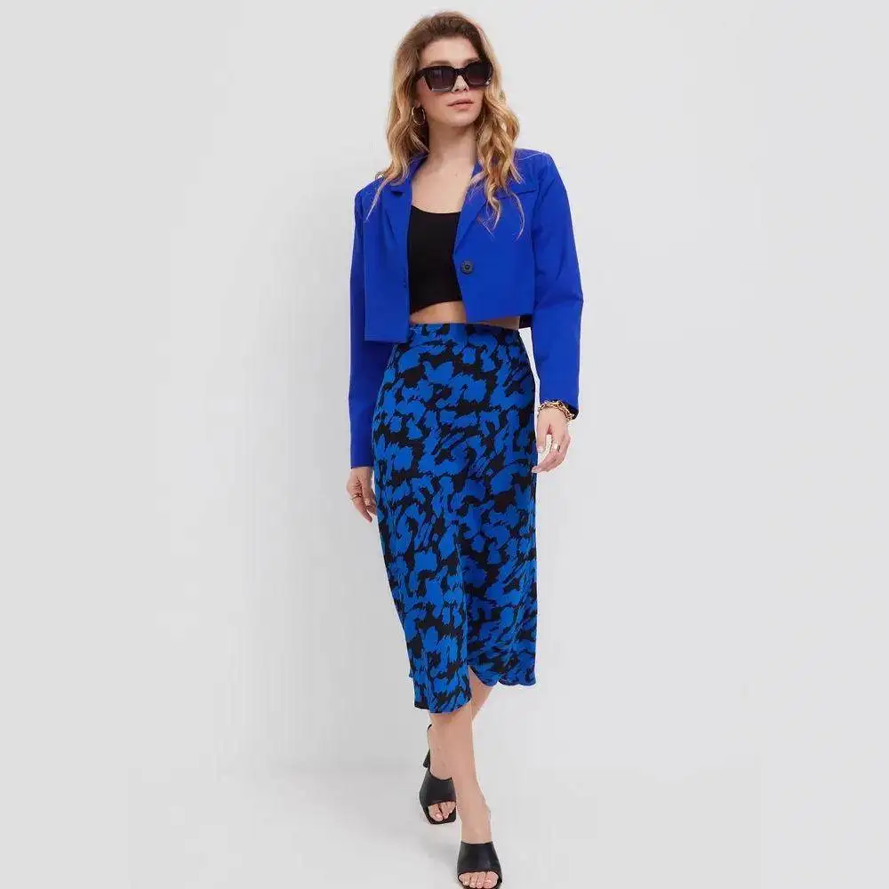 

Женский деловой костюм Ele: универсальный, профессиональный, с отложным воротником, модный, для трансграничной торговли