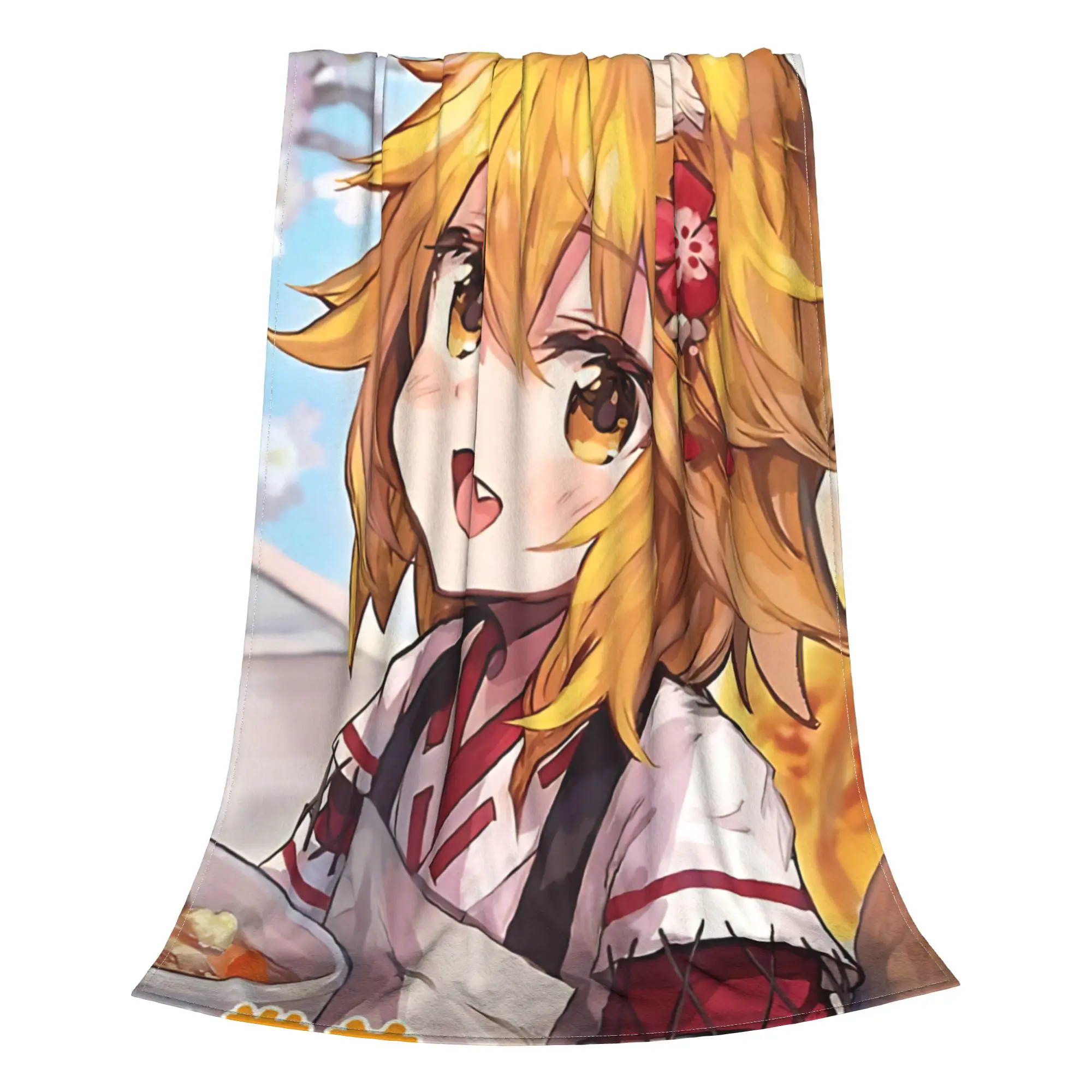 1PC Home Cute Room Decor traditional kimono  Blanket Throw Blanket Senko Novelty Warm Blanket All Season