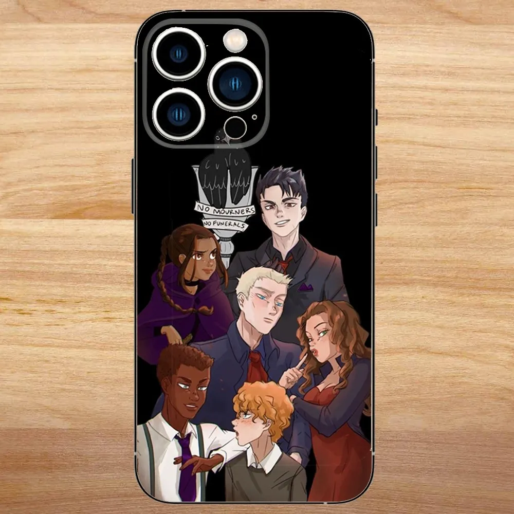 Six Of Crows Phone Case For iPhone15,14,13,12,11,Pro,Max,Plus,Mini,X,XS,XR,8,7,6,S,Plus,SE Soft Black Case