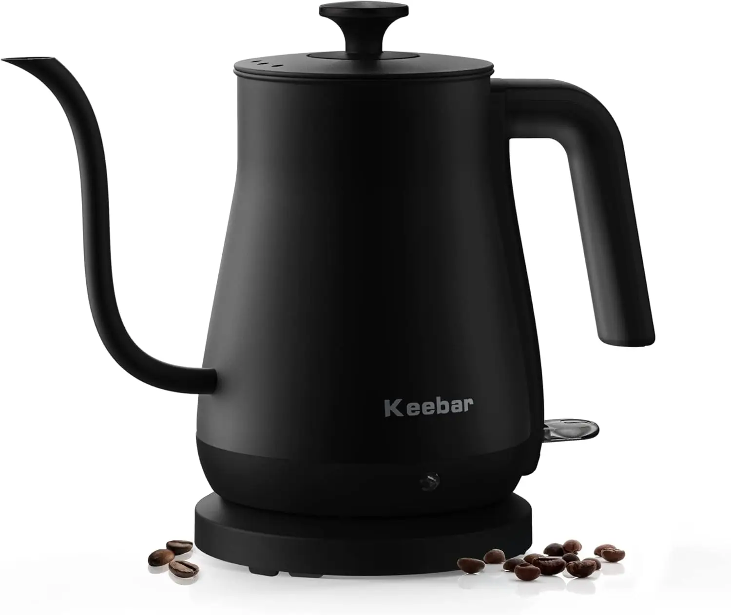 

0.8L Electric Gooseneck Kettle with Auto Shut Off, 1000W Quick Heat, Stainless Steel for Coffee & Tea