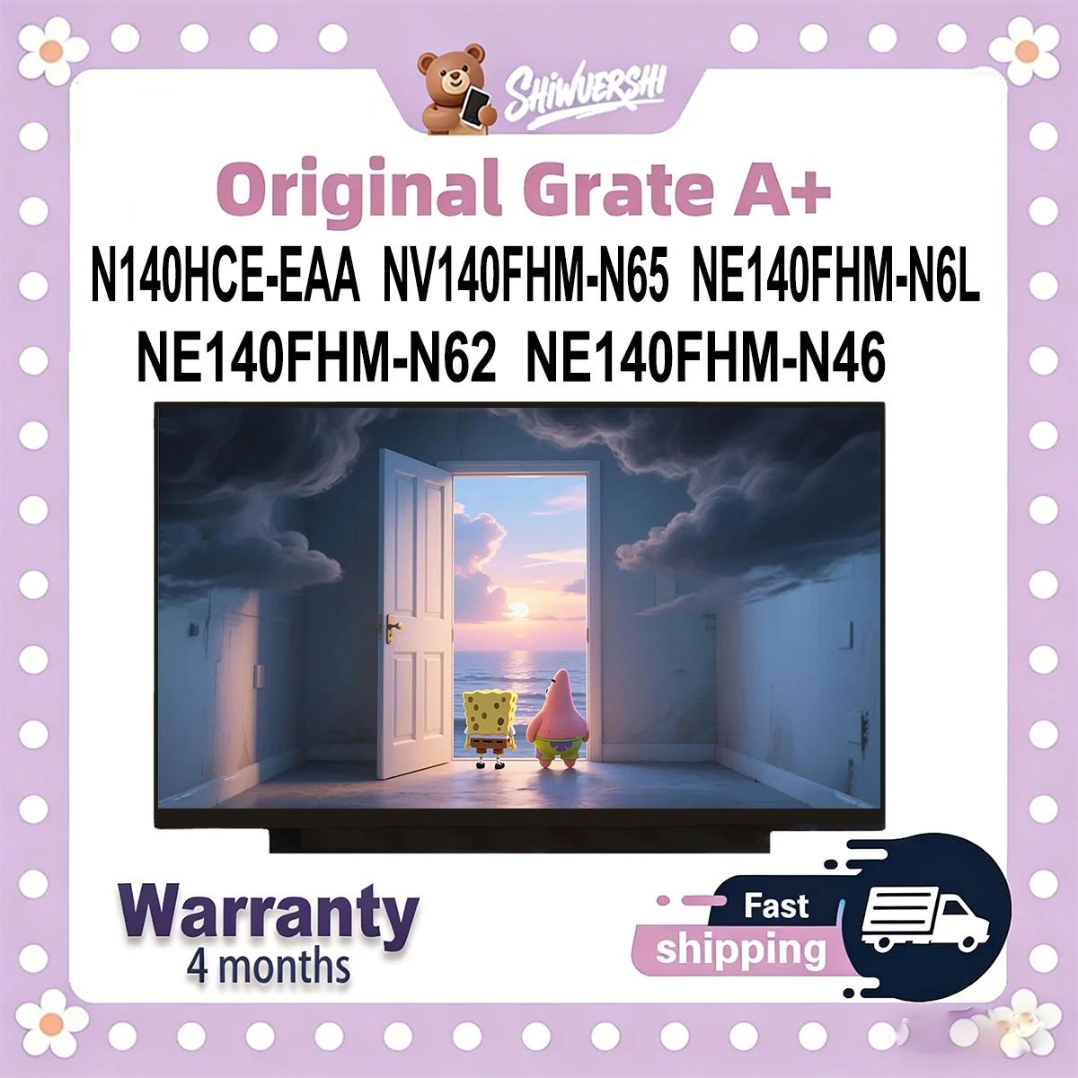 

Wholesale 14" Laptop Lcd Screen Monitor Panel Slim N140HCE EAA NV140FHM N65 NE140FHM N6L NE140FHM N62 NE140FHM N46 60Hz 30 pins