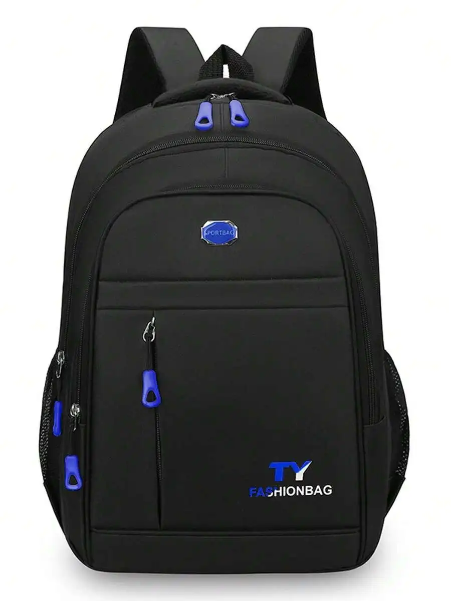 Large Capacity Business Travel Laptop Backpack With Adjustable Honeycomb Shoulder Straps Multi Pocket Durable Zipper view 2