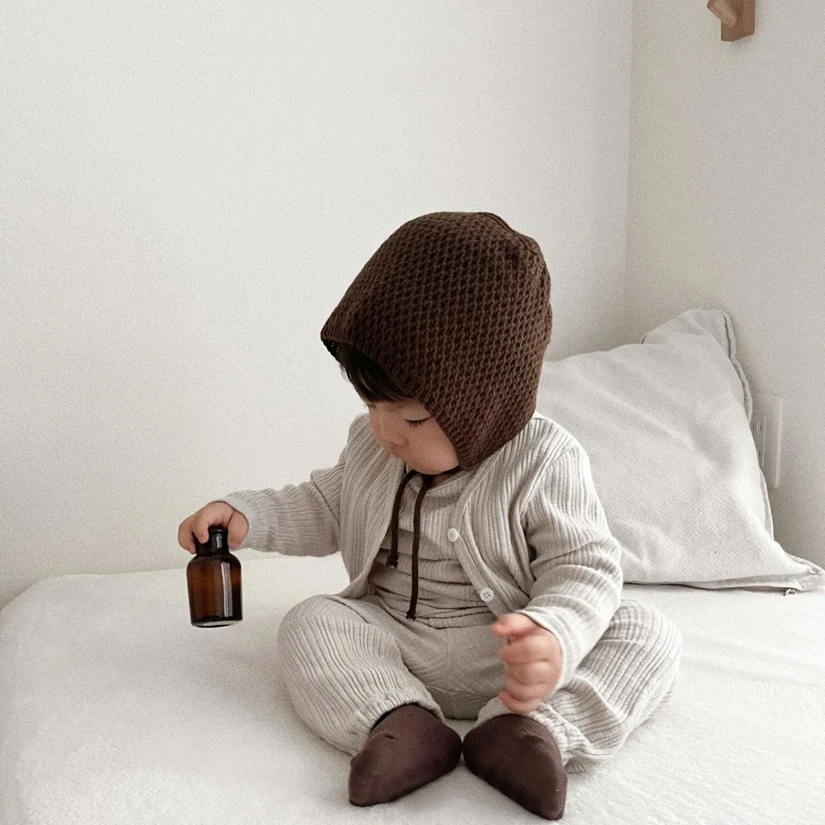 

2025 Spring New Baby Long Sleeve Coat Solid Color Infant Girl Cotton Cardigan Kids Boys Casual Jacket Toddler Sunscreen Tops