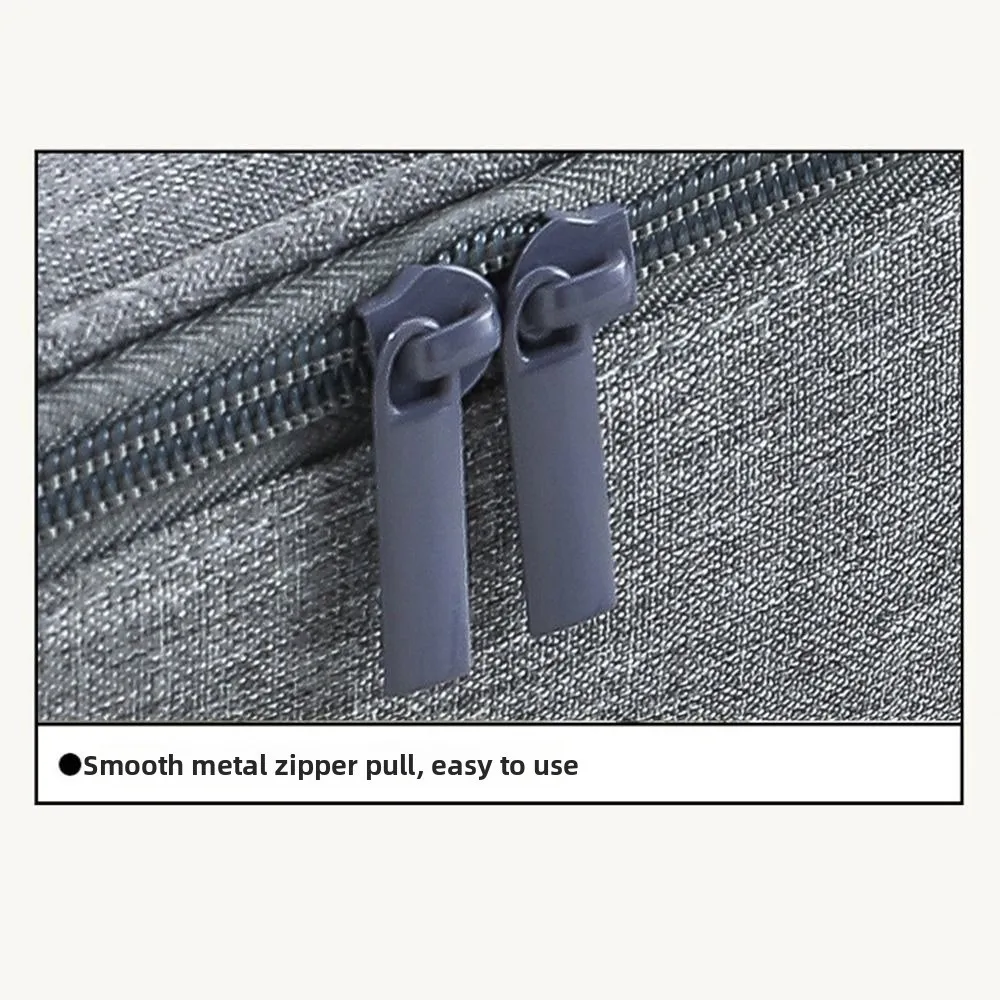 Student Gift Simple Pencil Case Portable Zipper Closure Pen Organizer Pouch with Handle Durable Pen Storage Bag Back To School