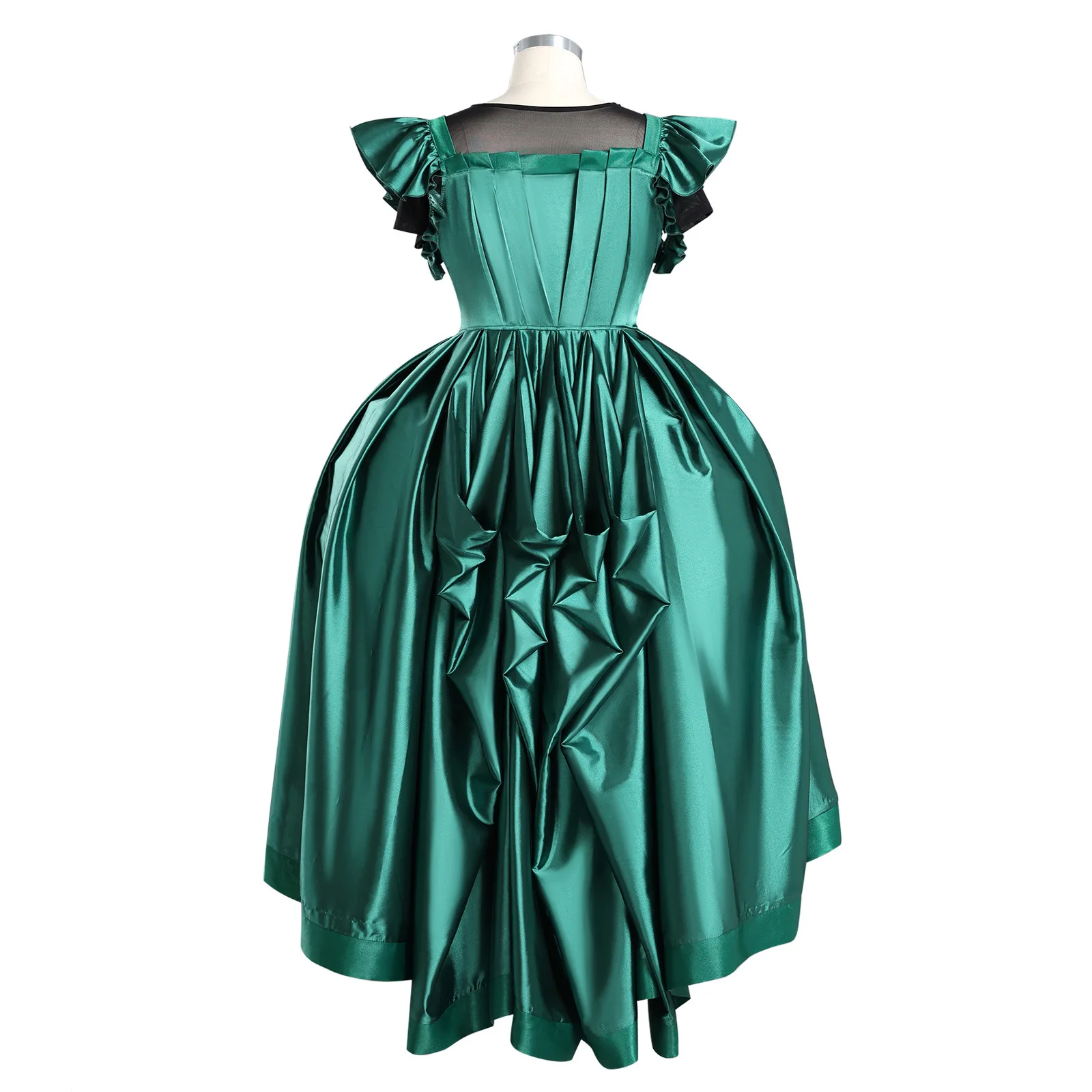 فستان تنكري جديد للهالوين عبر الحدود الأربعاء من Agnes Green Enid المشمش