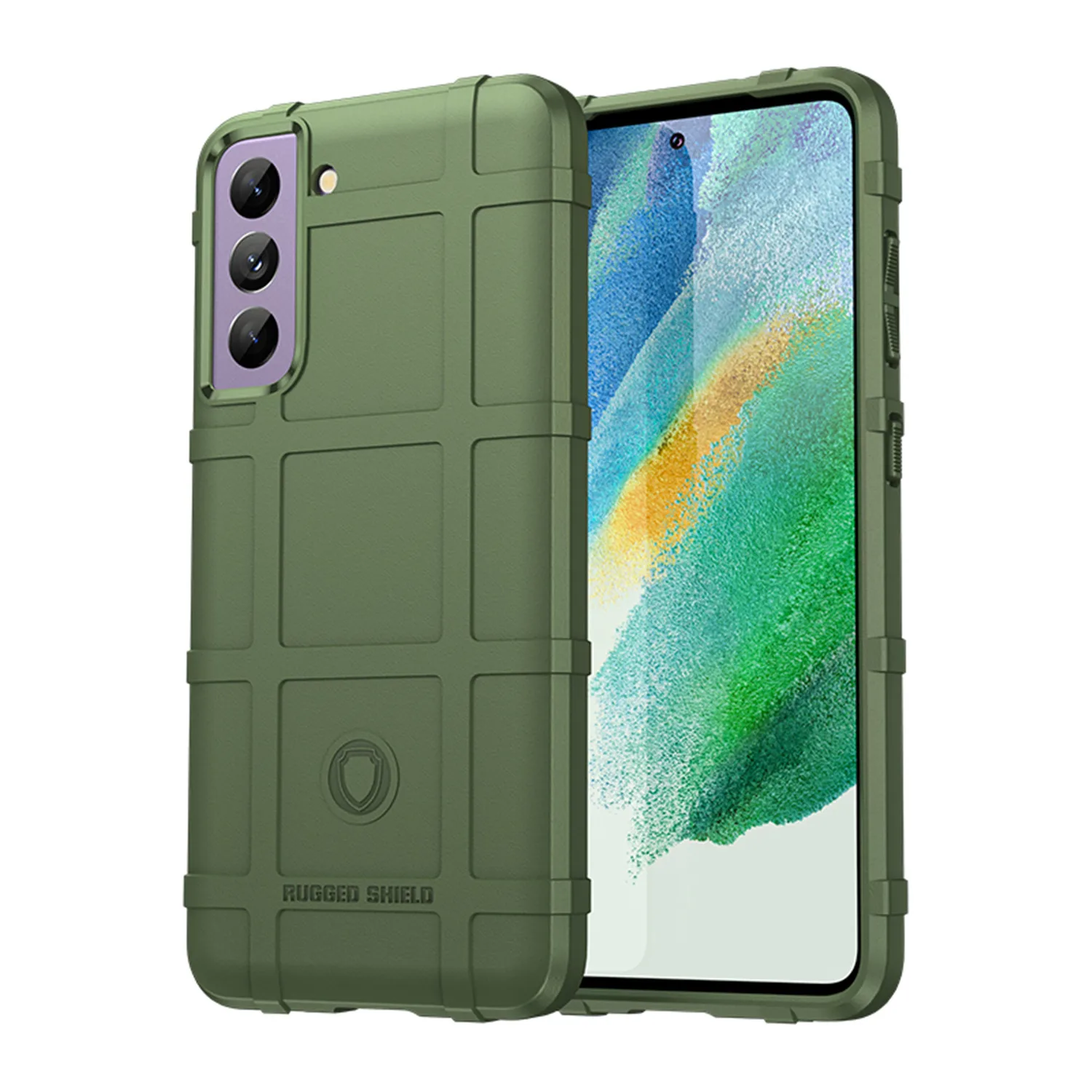 For Samsung Galaxy S21 FE Armor Shield Case Soft Silicone Back Cover for galaxy s21fe Anti Knock Matte Phone Cases