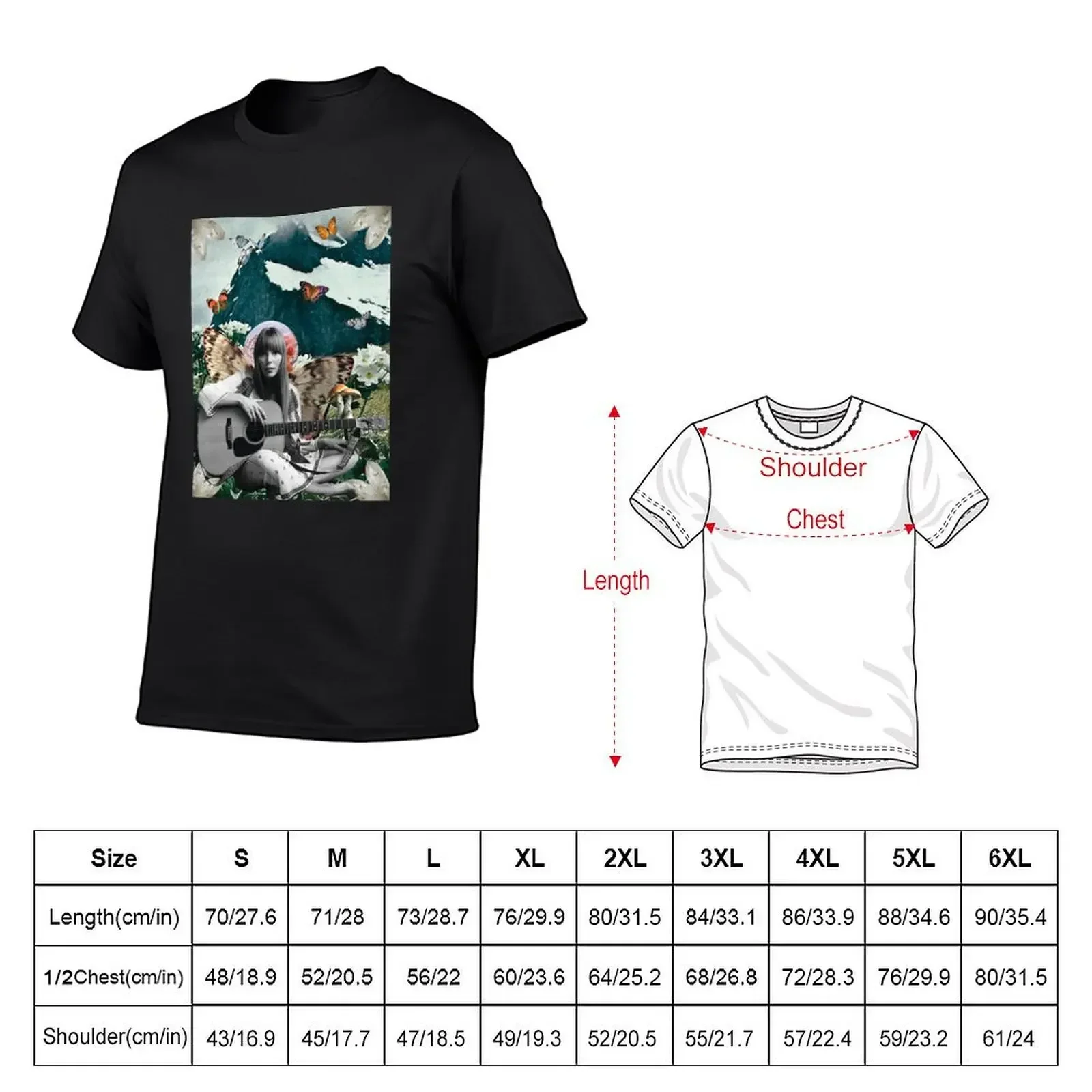 Joni Mitchell T-Shirt new edition oversized t shirt korean fashion mens funny t shirts