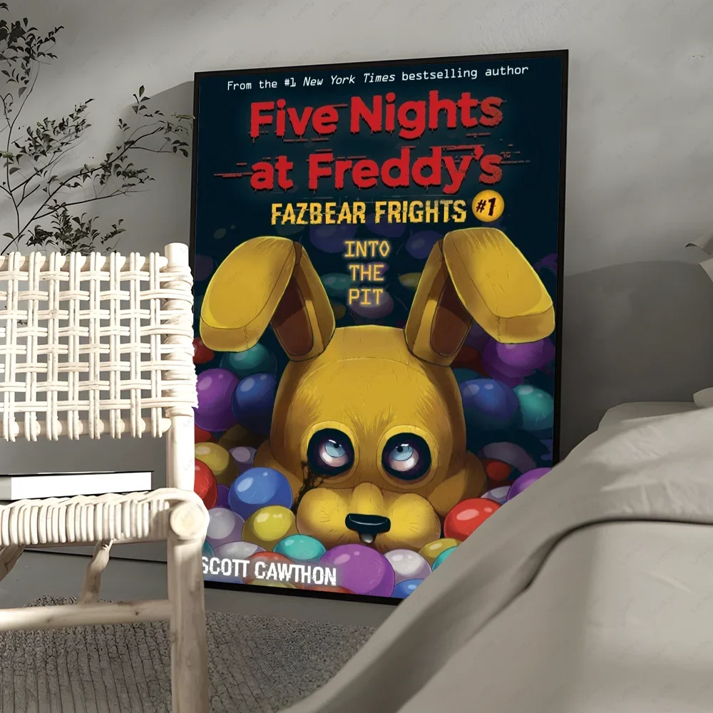 Fnaf Five-Nights-At-Freddys klassisches Poster, Wandkunstdruck, geeignet für Wohnzimmer, Schlafzimmer, Bar, Salon, Heimdekoration, Geschenk – Detail 9