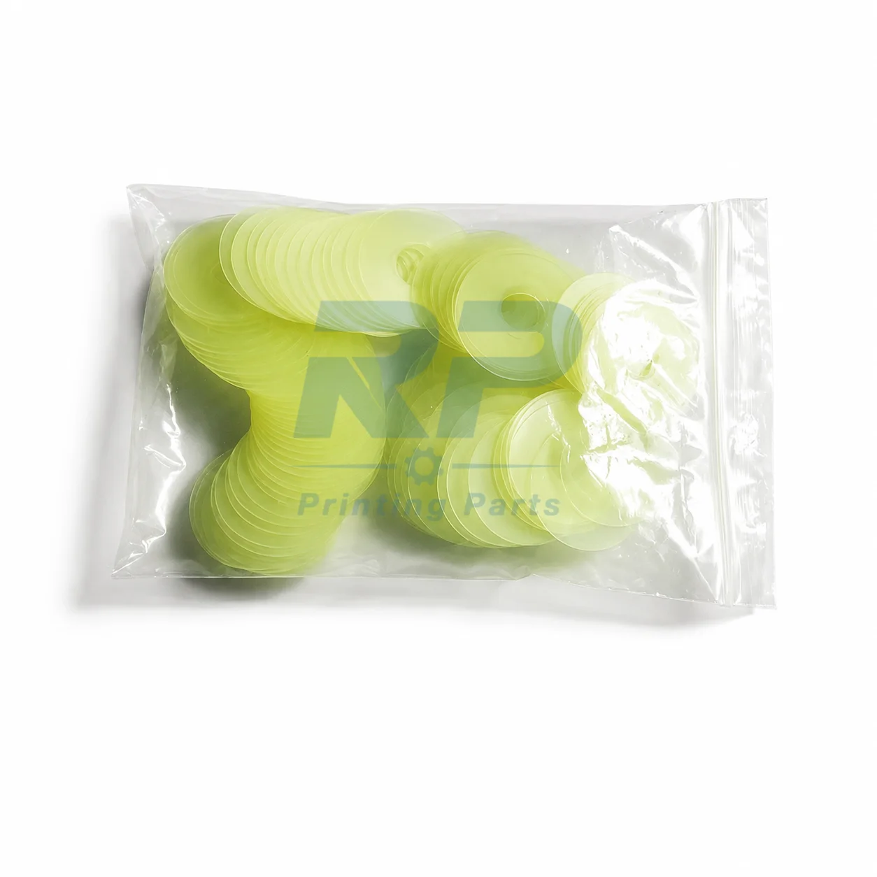 35 38x14mm Hard PU Polyurethane Feeder Suction Nozzle Pad Wear Resistant Elastic Printing Press Replacement Part