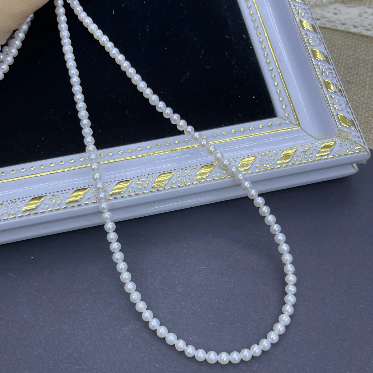 

AAA 4-5mm High-quality Round Semi-finished Natural Freshwater Pearls Beads for Jewelry Making DIY Necklace Bracelet Accessories