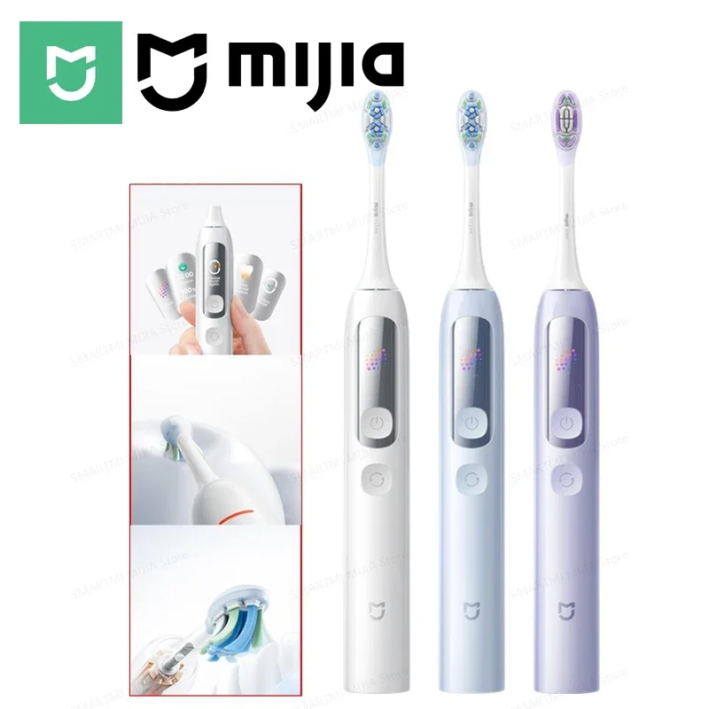 Xiaomi Mijia Smart Servo-Oscillation Electric Toothbrush Pro IPX8 Waterproof & Travel Lock 180-day long battery life App Control