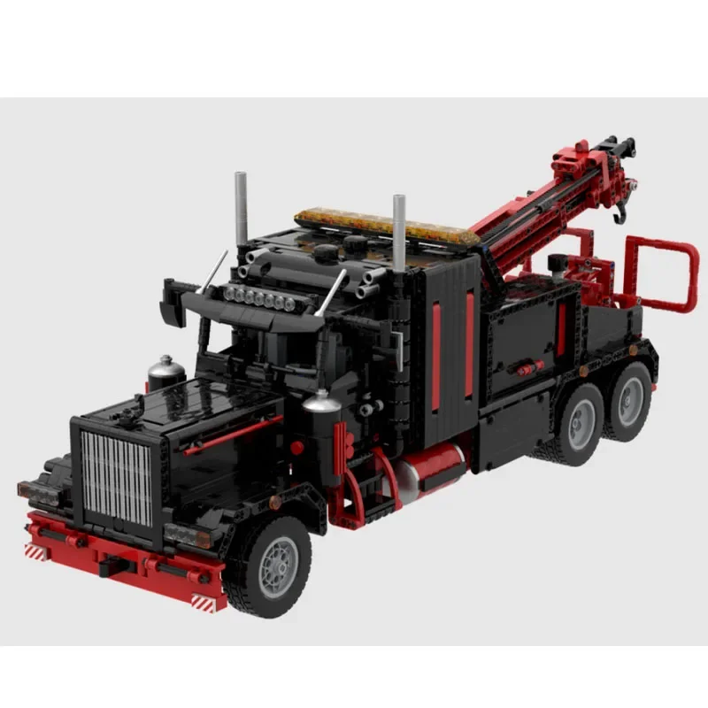 Building Block Model MOC-276344 Traffic City Transport Emergency Rescue Tow Truck 2511Parts Birthday Assembly Christmas Toy Gift