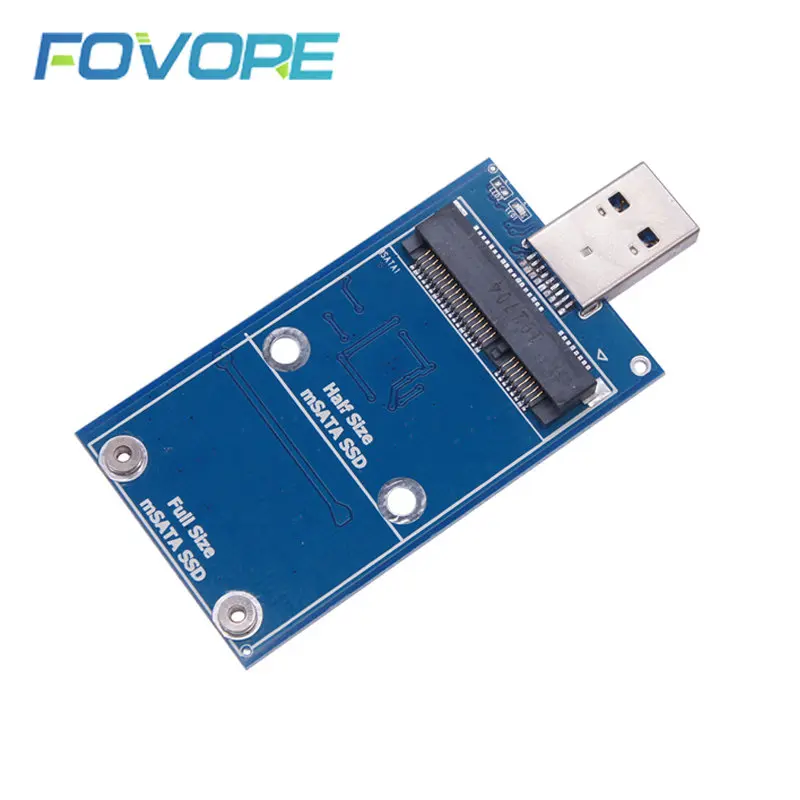 Expand your storage with this mSATA to USB 3.0 Adapter Board, supports 3030 3050 mSATA SSD