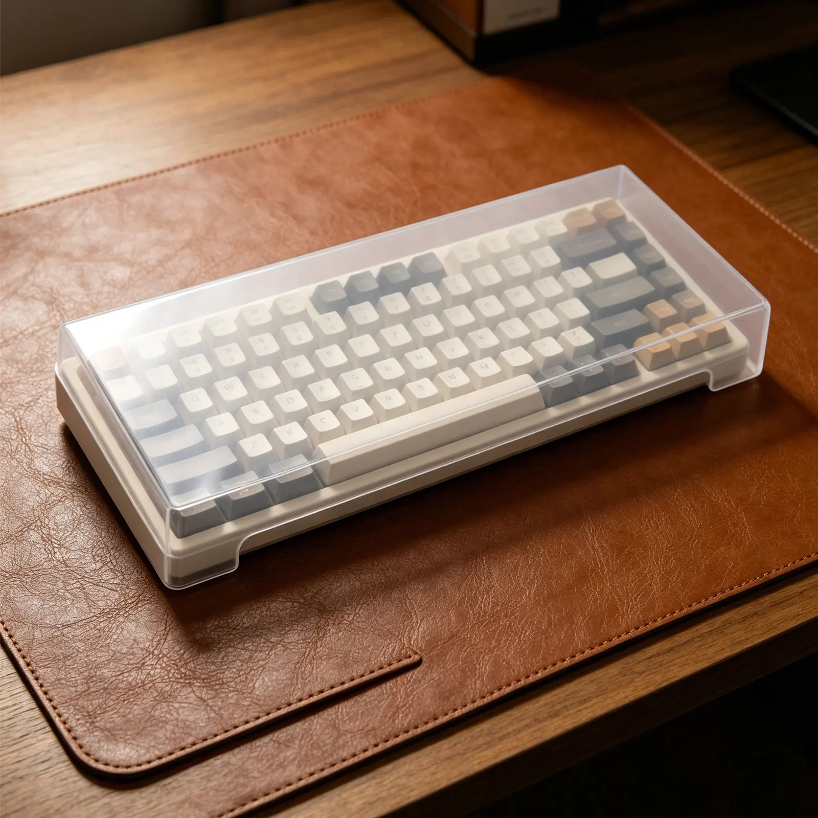 Extra Large Keyboard Dustproof Cover Clear Acrylic Protector Spill Resistant Scratch Proof Anti Cat Full Size Mechanical Gaming