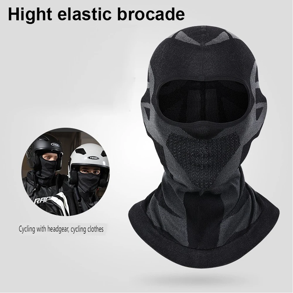 Breathable Headgear Balaclava Motorcycle Biycle Windproof Sunscreen Cycling Sports Full Face Mask Soft Headgear for Men Women