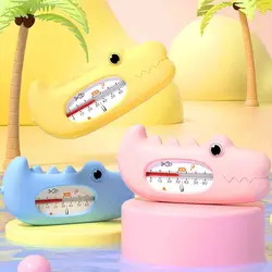 Termómetro de baño para bebés, medidor de temperatura del agua de cocodrilo para recién nacidos, bañera de seguridad no tóxica, juguetes de piscina para niños