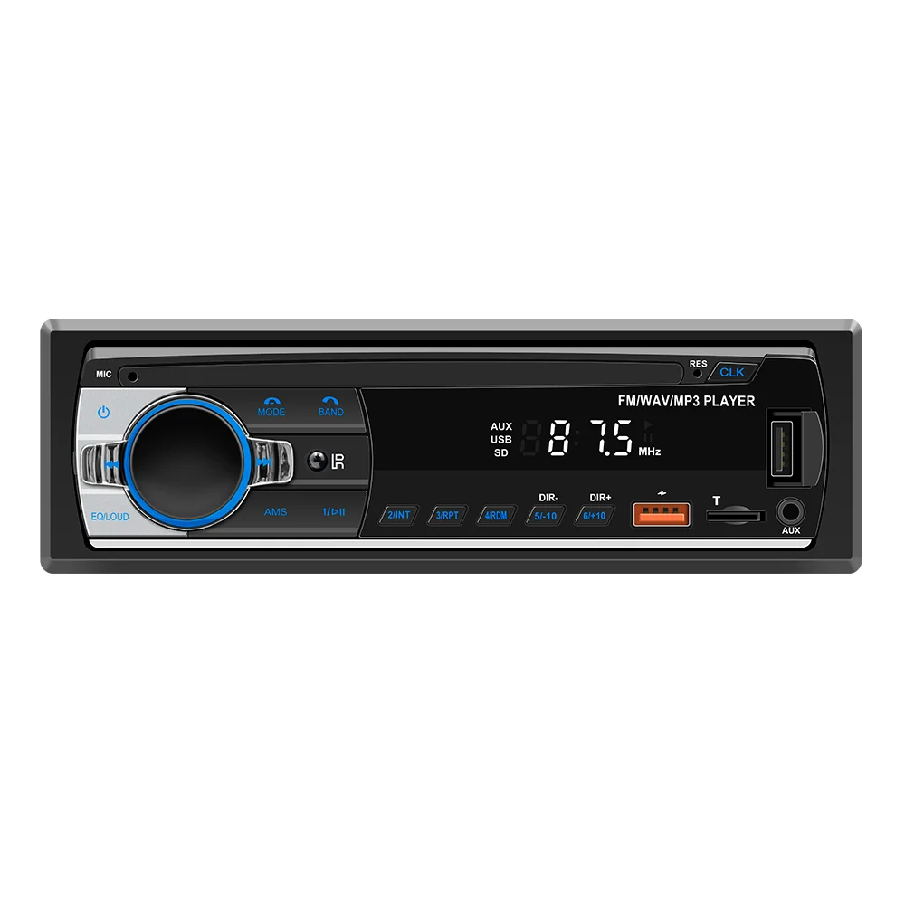 Universal Single Spindle Car MP3 Player Car USB Flash Drive Radio Bluetooth Hands-free Central Control Audio Head Unit